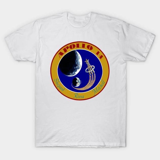 Apollo 14 Logo T-Shirt by Spacestuffplus